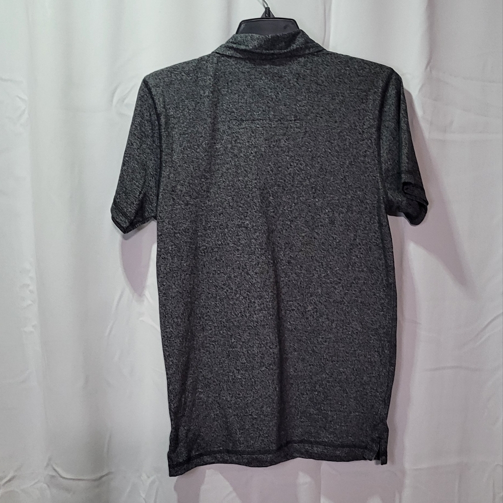 Rugby University Men's Gray Short Sleeve Polo Shirt Comfort Fit Size Small EUC - Picture 4 of 6